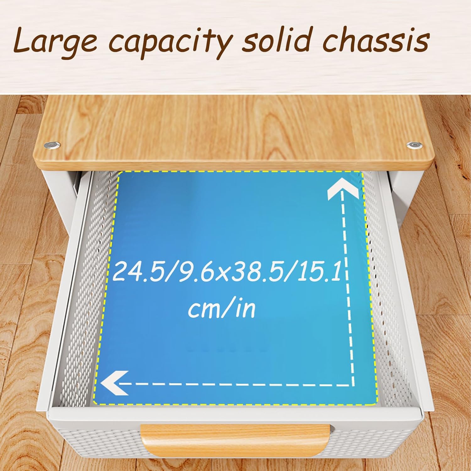 Under Sink Organizer Drawers with Pull Out Cabinets Shelf Multi functional Countertop Storage Rack with Sliding Storage Drawer for Bathroom and Kitchen White Houseware Storage Basket