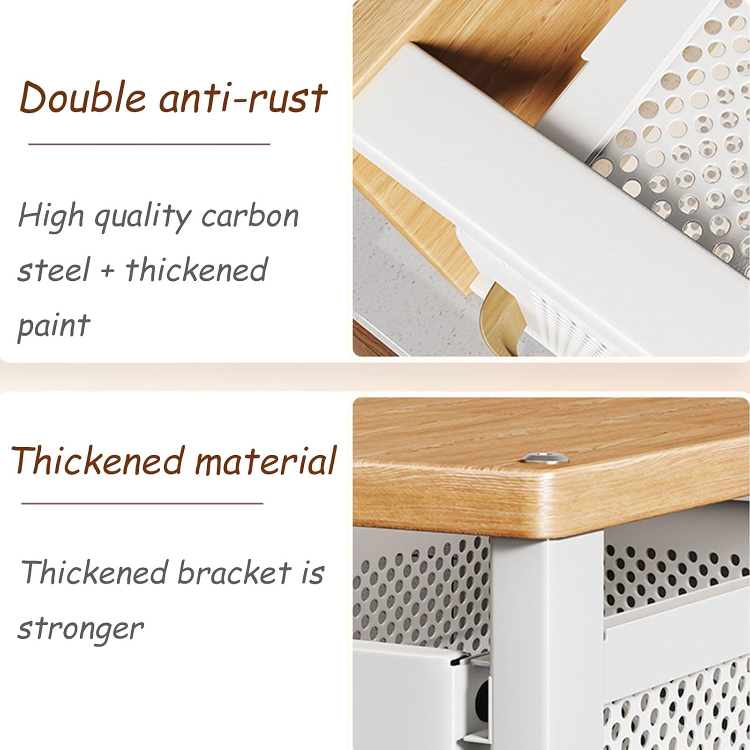 Under Sink Organizer Drawers with Pull Out Cabinets Shelf Multi functional Countertop Storage Rack with Sliding Storage Drawer for Bathroom and Kitchen White Houseware Storage Basket